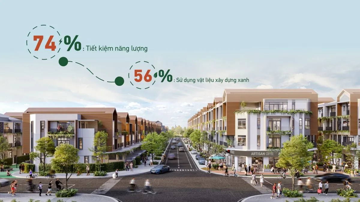 Chứng chỉ EDGE: tiết kiệm 74% năng lượng, 56% vật liệu xanh