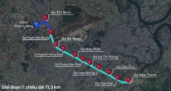 Celadon City & cửa khẩu Mộc Bài