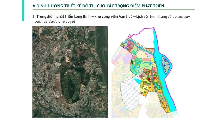 Phân bố dự án dọc trục Metro 1