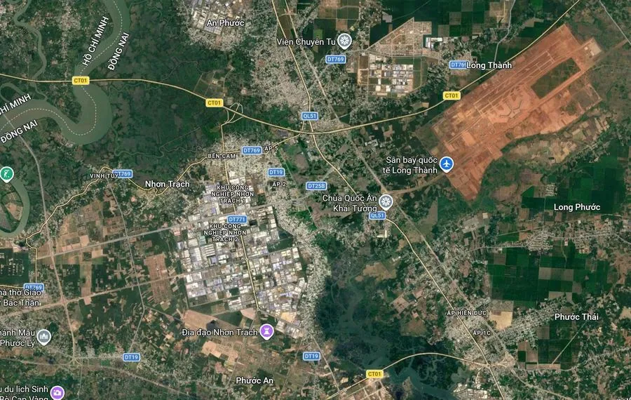 Hành lang Vành đai 3 qua Nhơn Trạch