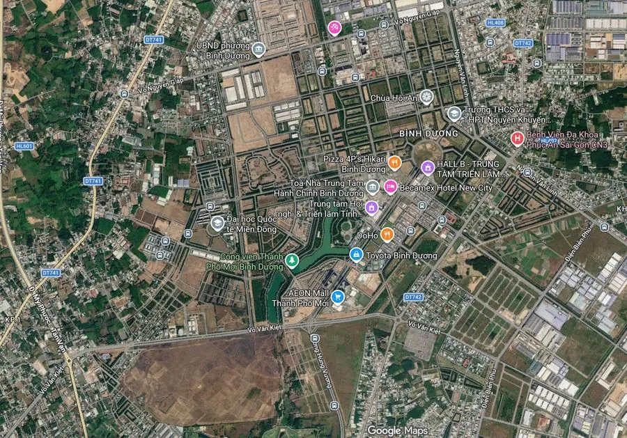 Thành Phố Mới Bình Dương — Masterplan tổng thể