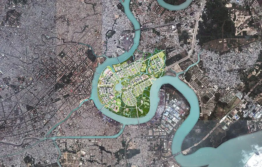 Thủ Thiêm trong lõi đô thị — quy hoạch tổng thể 657ha