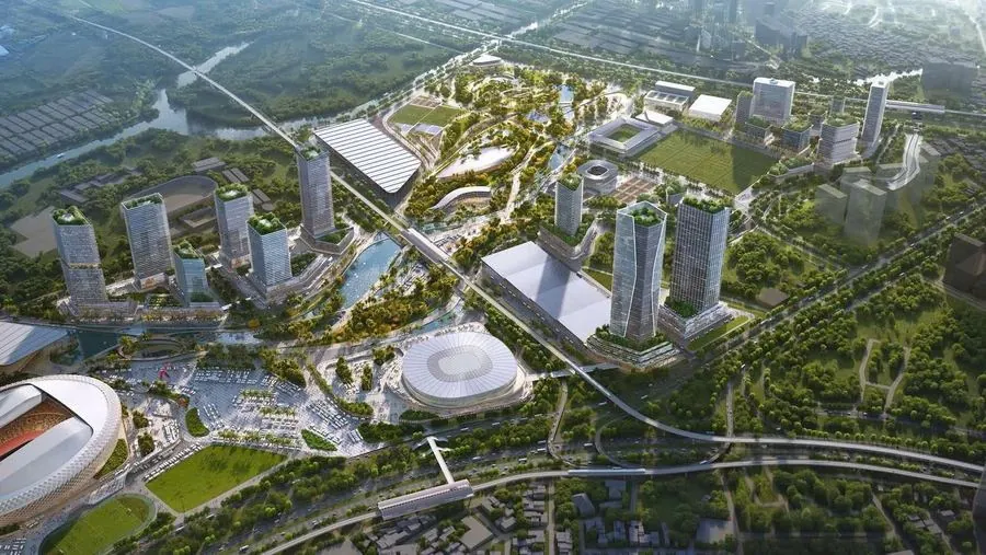Khu thể thao 500ha & hành lang Metro Line 1