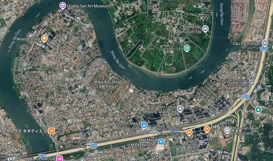 Enclave Thảo Điền — Bản đồ chi tiết